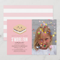 S'more Fun Kawaii Rose Girl Birthday Photo