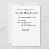 Invitation Smug Kitty - Faites Ce Que Vous Voulez? (Dos)