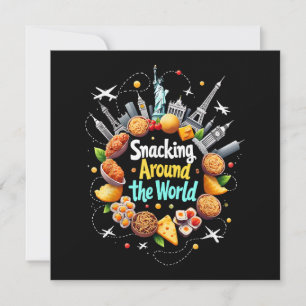 Invitation Snacking Autour Du Monde Fast Food Travel Travele
