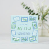 Invitation snail mail art club (Debout devant)