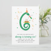 Invitation Snake et gâteau Anniversaire de fête invitation_Va (Debout devant)