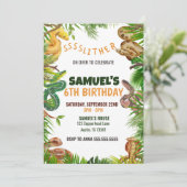 Invitation SNAKES Thème Anniversaire (Debout devant)