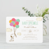 Invitation Snoopy et Ballons Bébé Sprinkel (Debout devant)
