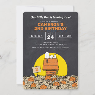 Invitation Snoopy   Notre petit Boo a deux ans