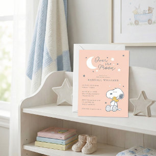 Invitation Snoopy & Woodstock   Au-dessus du Baby shower de l