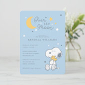 Invitation Snoopy & Woodstock | Au-dessus du Baby shower de l (Debout devant)