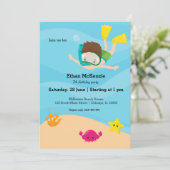 Invitation Snorkeling (Debout devant)