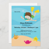 Invitation Snorkeling (Devant / Derrière)