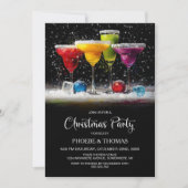 Invitation Snow Cocktails Christmas Party (Devant)