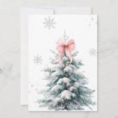 Invitation Snow in love Winter Wonderland Bow Bridal Shower (Dos)