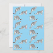 Invitation Snow Leopards Thank you Card (Dos)