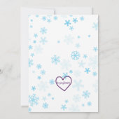 Invitation Snow Much Fun, ice skating animals winter birthday (Dos)