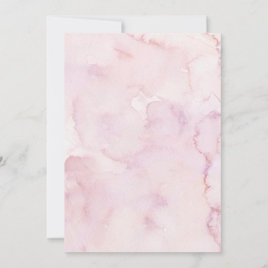 Invitation Snow Pink Girl Winter Baby Shower (Dos)