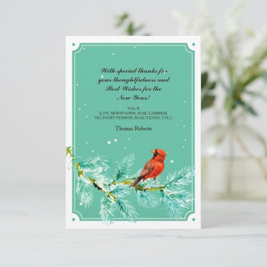 Invitation Snowbird Holiday (Debout devant)