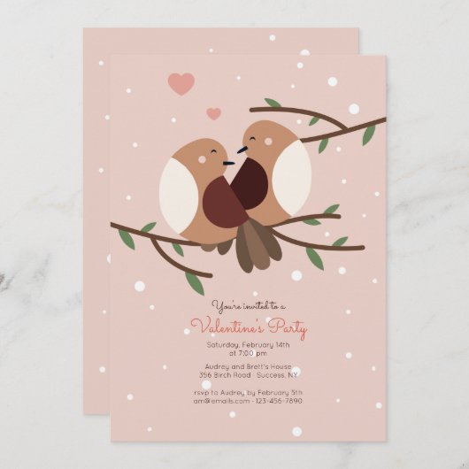 Invitation Snowbirds (Devant / Derrière)