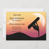 Invitation Snowboard (Devant)