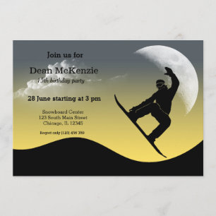 Invitation Snowboard