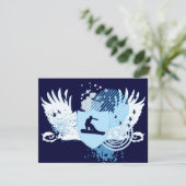 Invitation snowboardeur hi-fi (Debout devant)