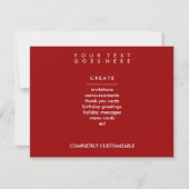 Invitation snowboardeur hi-fi (Dos)