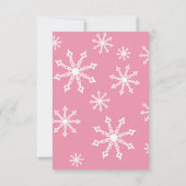 Invitation Snowflake Girls Baby shower Book for Baby (Dos)