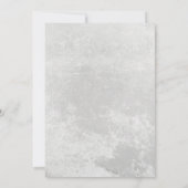 Invitation Snowflakes d'hiver Élégant Baby shower de Chalkboa (Dos)