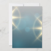 Invitation Snowflakes Gold, Deers Company fête de Noël (Dos)