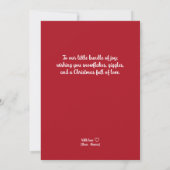 Invitation Snowflakes & Snuggles Christmas card (Dos)