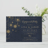 Invitation Snowflics Gold de la Marine Partie d'engagement d' (Debout devant)
