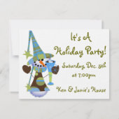 Invitation Snowman (Devant)