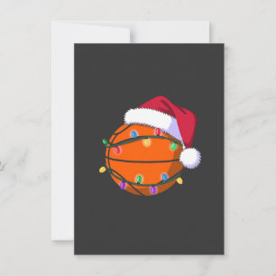 Invitation Snowman Basket Noël Père Noël Baseball Sport