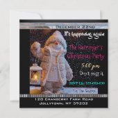 Invitation Snowman Vous cherchez la nuit de Noël (Devant)