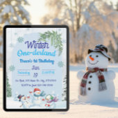 Invitation Snowmen Hiver Un derland 1er anniversaire