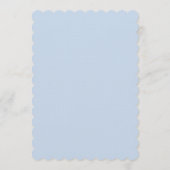 Invitation Snowy Blue Coquette It's Cold Outside Baby Shower (Dos)
