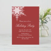 Invitation Snowy Red Offset (Debout devant)