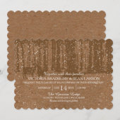 Invitation Snowy Woodland et Deers| Mariage (Devant / Derrière)