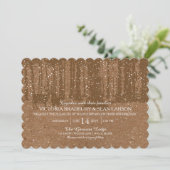 Invitation Snowy Woodland et Deers| Mariage (Debout devant)