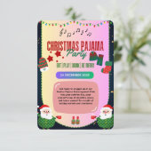 Invitation Snuggle & Jingle Christmas Pajama Party (Debout devant)