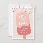 Invitation So Chill Kids Classroom Valentine's Day Card (Devant)