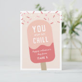 Invitation So Chill Kids Classroom Valentine's Day Card (Debout devant)