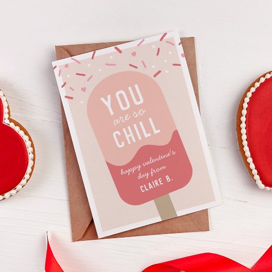 Invitation So Chill Kids Classroom Valentine's Day Card