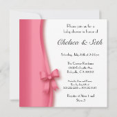 Invitation So Pretty Pink et Zebra Stripes pour un Baby showe (Dos)