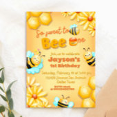 Invitation So Sweet to Bee One - 1er anniversaire