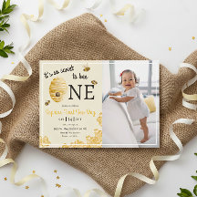So Sweet To Bee One Honeycomb First Birthday Photo