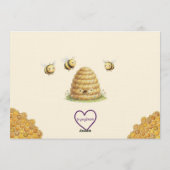 Invitation So Sweet to Bee Three, 3rd Birthday with Picture (Dos)