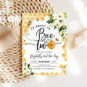 Invitation So Sweet To Bee Two Party Bee Day 2e anniversaire