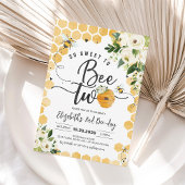 Invitation So Sweet To Bee Two Party Bee Day 2e anniversaire