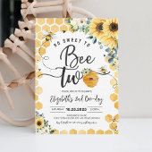 Invitation So Sweet To Bee Two Party Bee Day 2e anniversaire