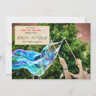 Invitation Soap Bubble