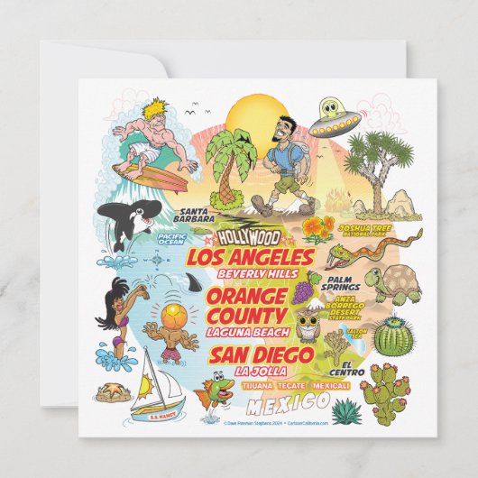 Invitation SoCal Paradise (Devant)