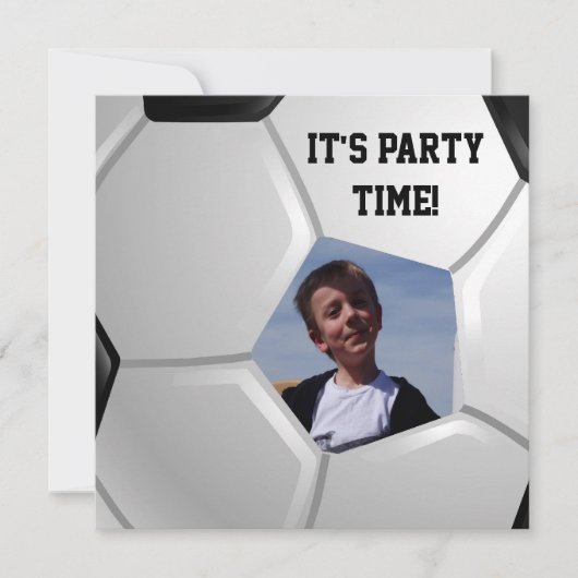 Invitation Soccer (Devant)